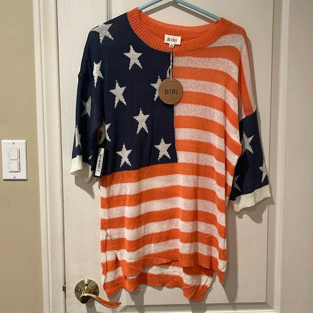 Small Bibi patriotic sweater 🎉